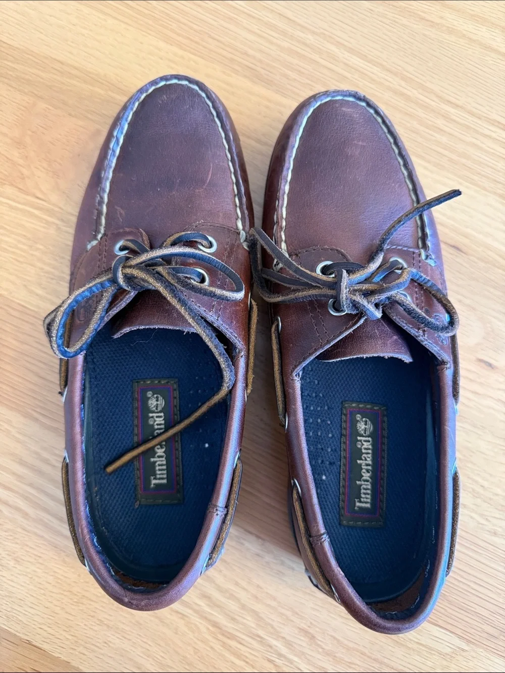 Timberland leather boat